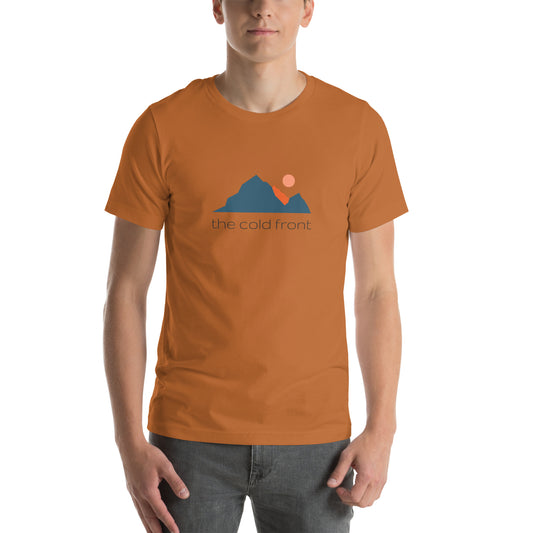 The Cold Front Mountain Unisex t-shirt